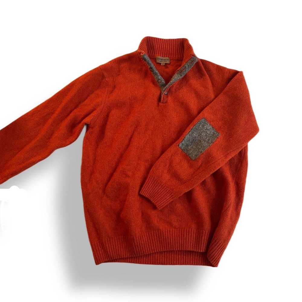 Reel wool orange sweater